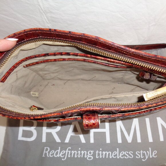 BRAHMIN Melbourne All Day Convertible crossbody / shoulder bag Purse - Picture 6 of 12